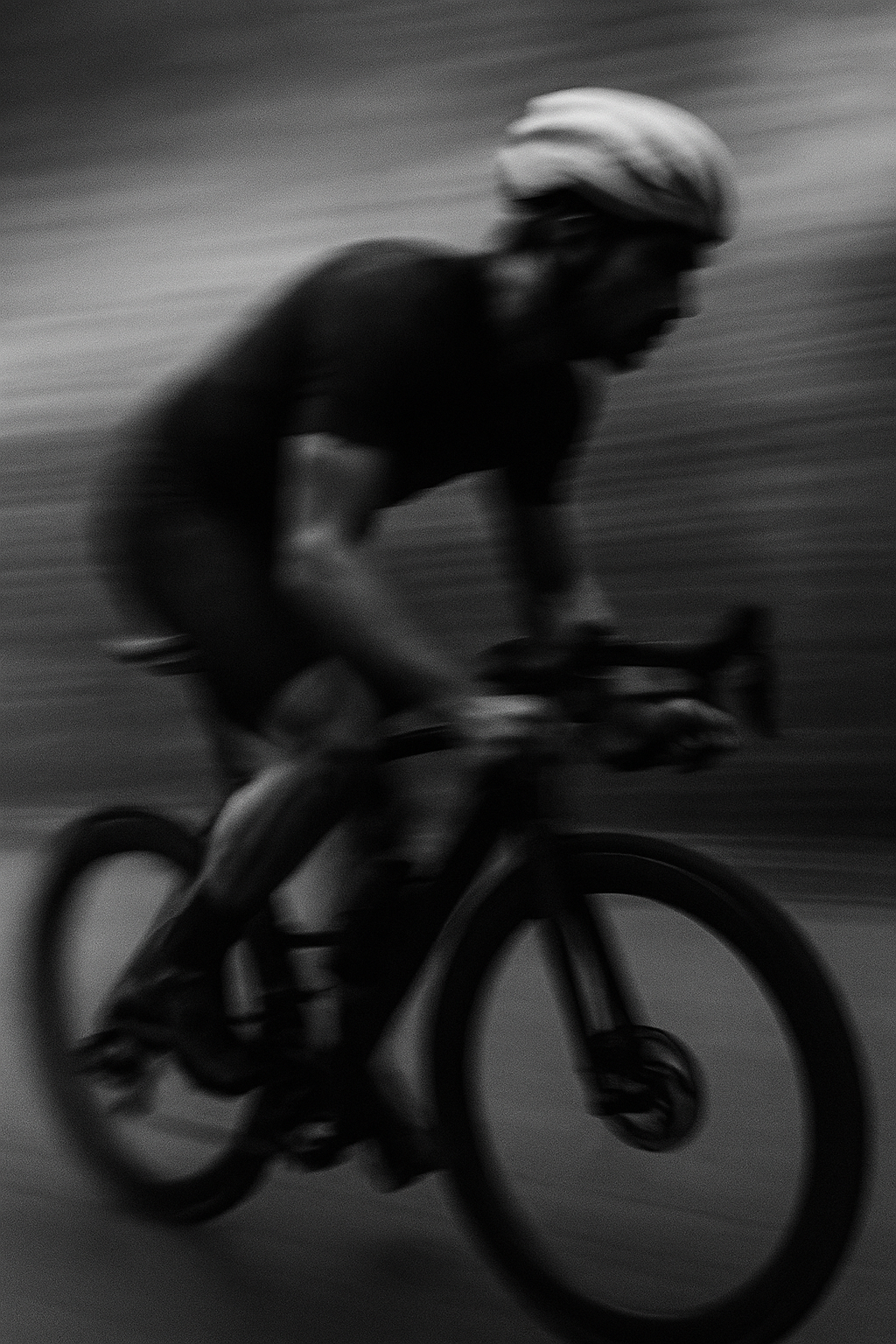 Synthetic Grit Collection - Cyclist in motion